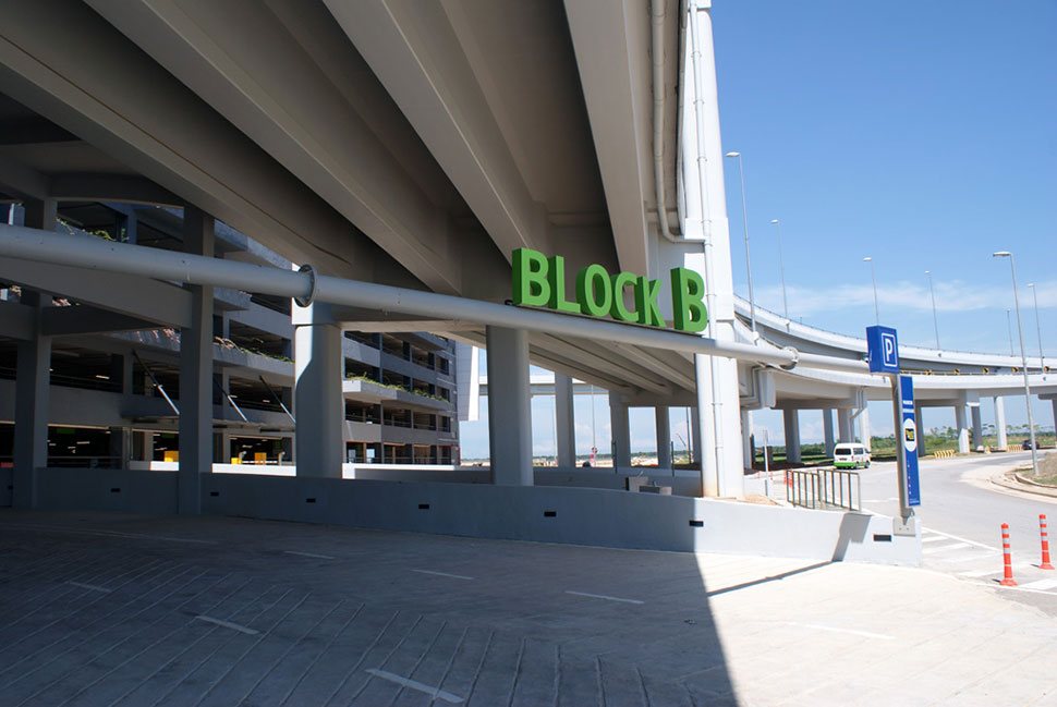 Entrance for Block B, Parking facility, klia2