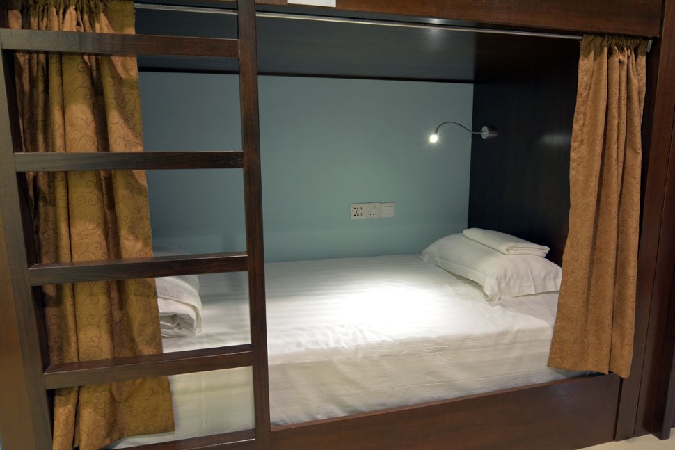 Room at female dorm, Sri Packers Hotel