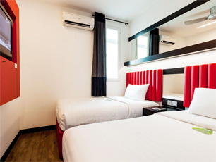 Twin Room, Tune Hotel Downtown KL