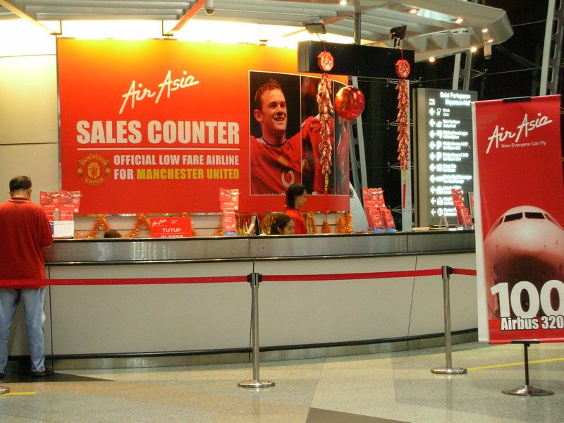 AirAsia sales counter, Level 5