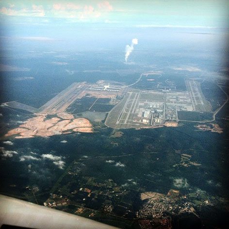 Aerial picture of klia2
