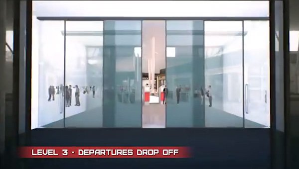 Level 3 - Departures drop off