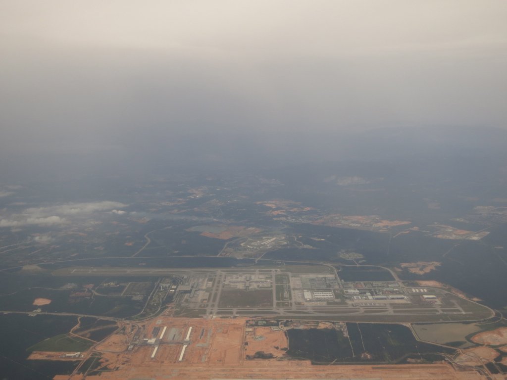 Aerial view of klia2 construction site, 5 Nov 2012