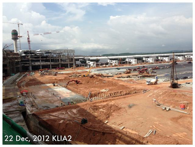 klia2, Construction update as at 22 Dec 2012