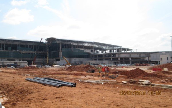 klia2, Construction update as at 22 Feb 2013