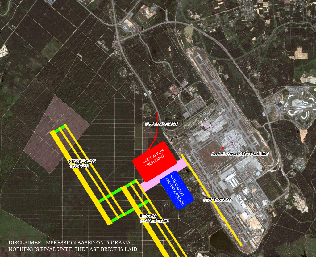 klia2 development layout plan, 2011