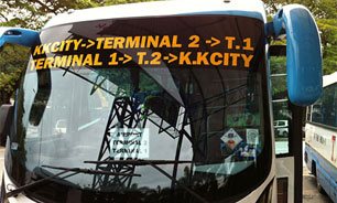 Airport Bus services at Kota Kinabalu International Airport