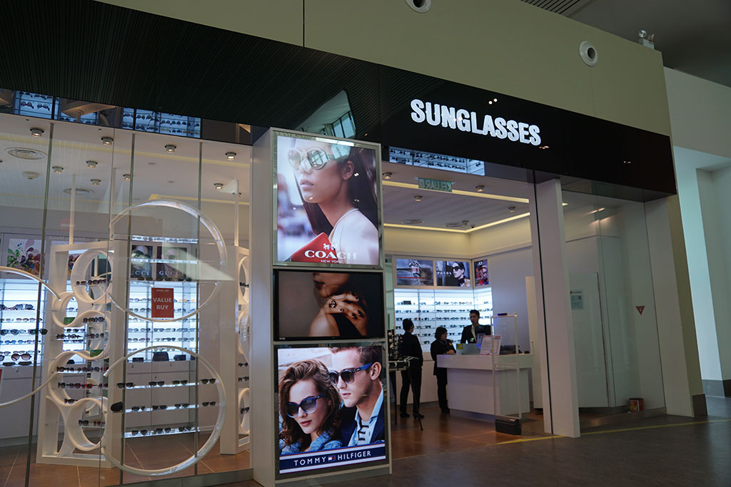 Sunglasses at Pier L, klia2 Airport