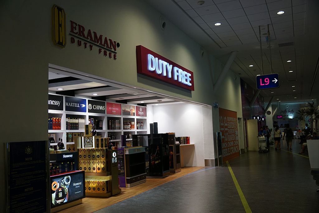 Eraman Duty Free at Pier L, klia2 Airport
