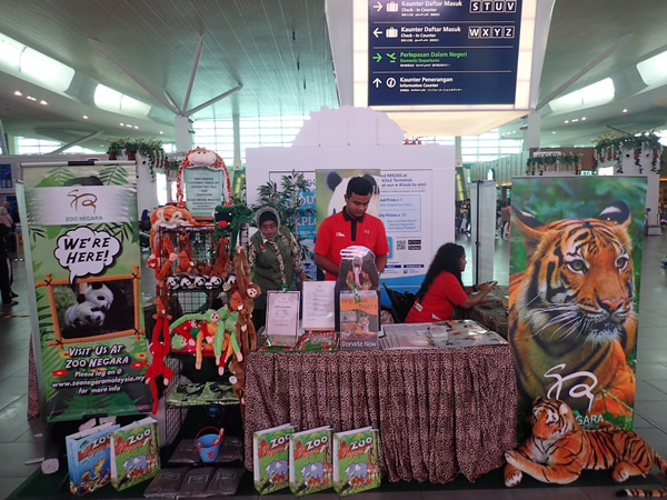 The two-day event aimed to raise public awareness on wildlife conservation in Malaysia
