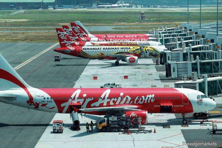 AirAsia's flights at the klia2