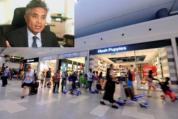 Malaysia Airports senior general manager of commercial services, Mohammad Nazli Abdul Aziz (inset pic) told StarBiz that the division was revising its sales forecast for the year to 5% from 3.5% previously."
