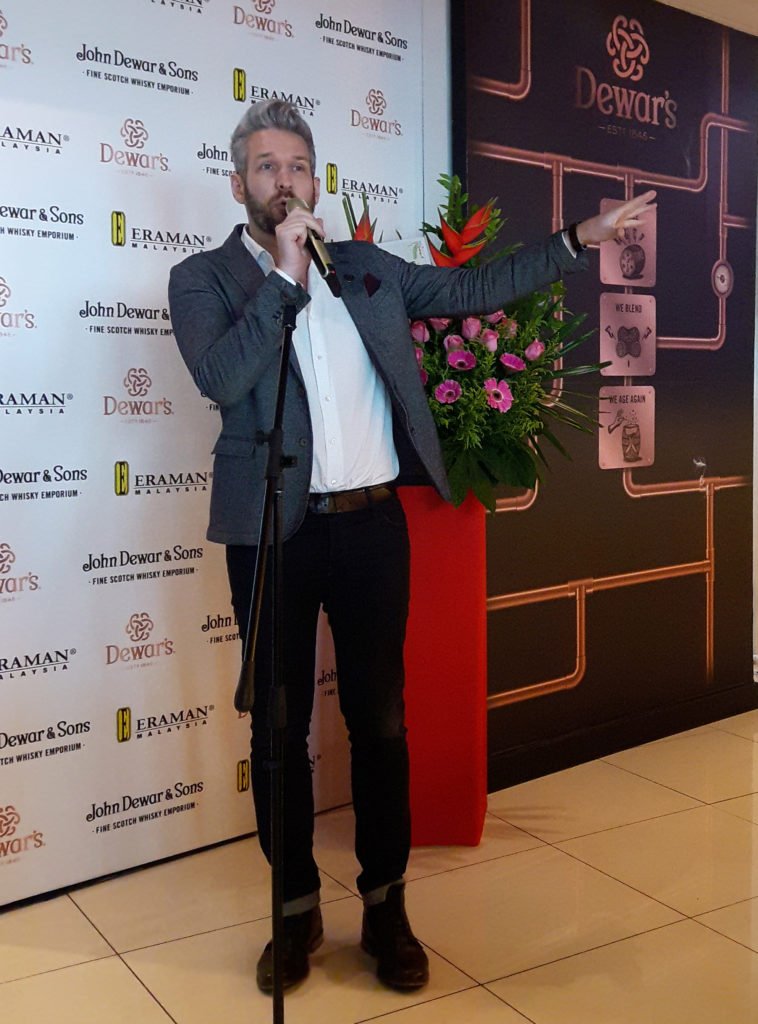 Brand Ambassador Fraser Campbell underlines the significance of the opening to guests.