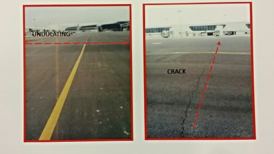 Cracks in klia2's taxiway. - The Malaysian Insider pic, February 26, 2014.14.