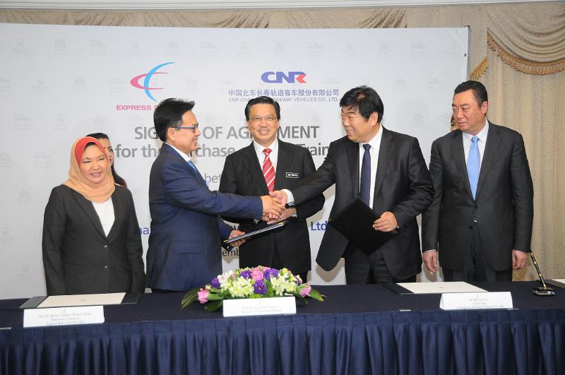 Express Rail Link & Changchun Railway Ink Agreement for Purchase of New Trains