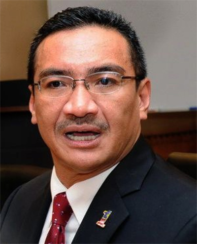 Acting Transport Minister Datuk Seri Hishammuddin Hussein