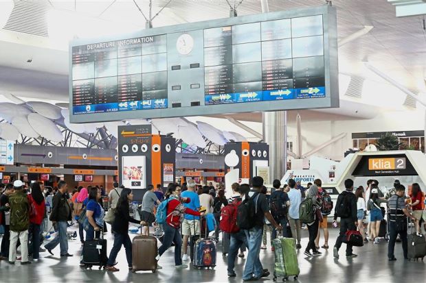 Strong growth: Travellers making their way to check-in counters at klia2. AffinHwang said the MAHB’s improved performance was due to robust passenger growth in its Malaysian operations