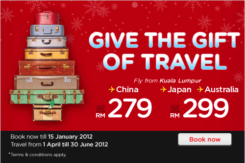 AirAsia Promotion - Give The Gift Of Travel