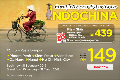AirAsia Promotion - Indochina - Complete Your Travel Experience