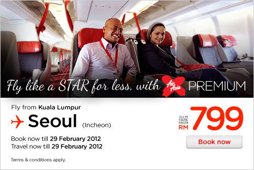 AirAsia Promotion - Fly Like A STAR For Less, With AirAsia X Premium