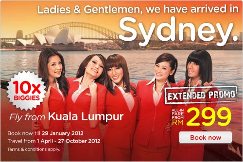 AirAsia Promotion - We Have Arrived in Sydney.