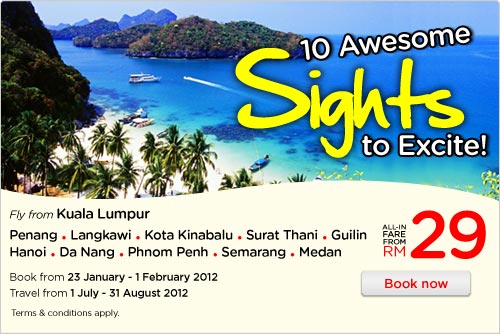 AirAsia Promotion - 10 Awesome Sights to Excite!