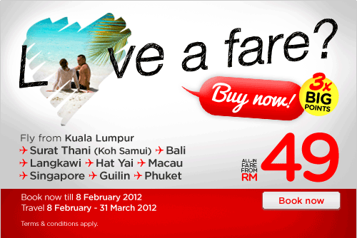 AirAsia Promotion - Love A Fare? Buy Now!