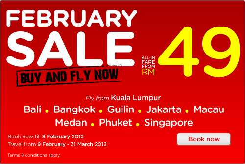 AirAsia Promotion - February Sale!