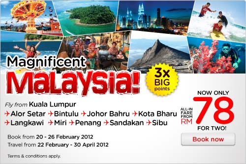 AirAsia Promotion - Magnificent Malaysia