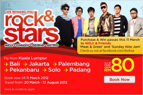AirAsia Promotion - Rock & Stars!