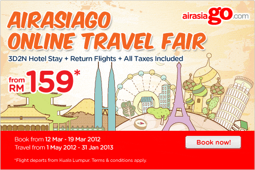 AirAsia Promotion - AirAsiaGo Online Travel Fair!