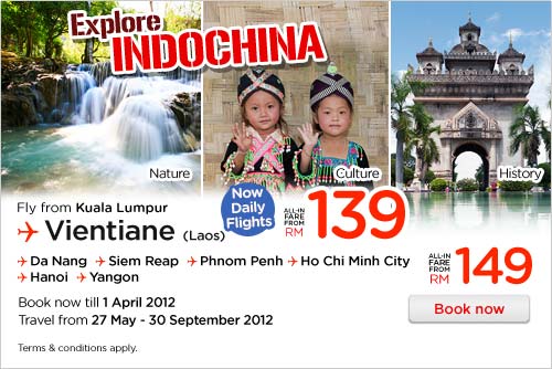 AirAsia Promotion - Explore IndoChina