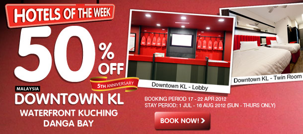 TuneHotels Promotion - Hotels of the Week 17/04/2012