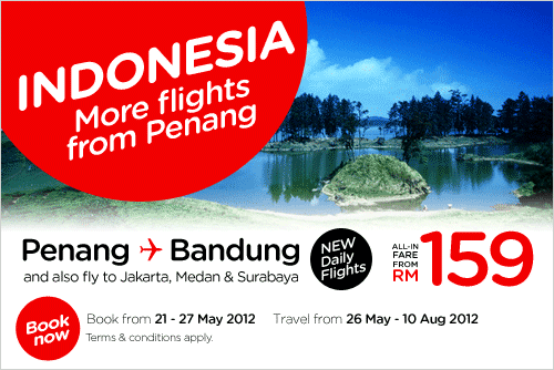 AirAsia Promotion - More Flights From Penang