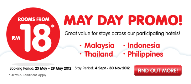 TuneHotels Promotion - May Day Promo