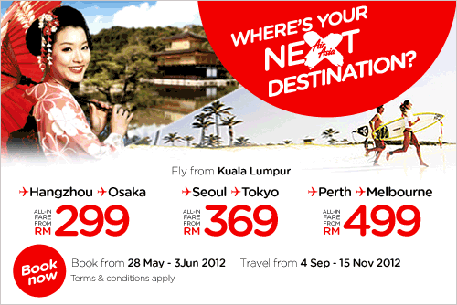 AirAsia Promotion - Where's Your Next Destination