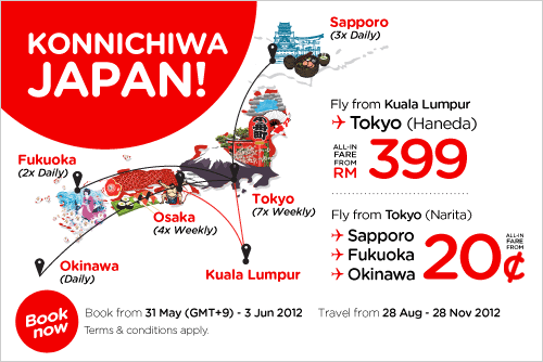 AirAsia Promotion - Konnichiwa Japan