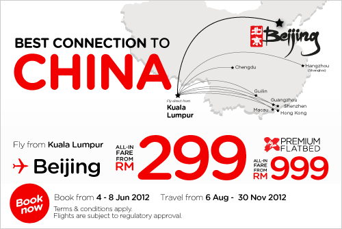 AirAsia Promotion - Best connection to China