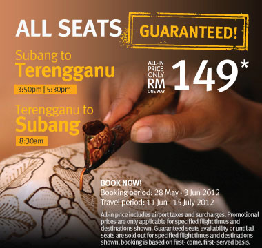 Firefly Promotion - Subang to Terengganu