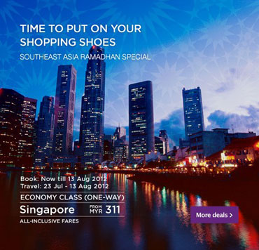 Malaysia Airlines Promotion - Time to put on your shopping shoes
