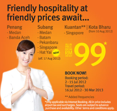 Firefly Promotion - Friendly hospitality at friendly price