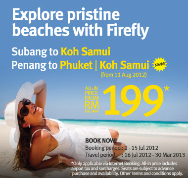 Firefly Promotion - Explore pristine beaches
