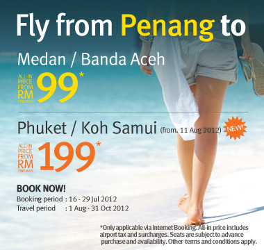 Firefly Promotion - Fly to Phuket from RM199*