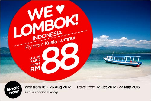 AirAsia Promotion - We Love Lombok