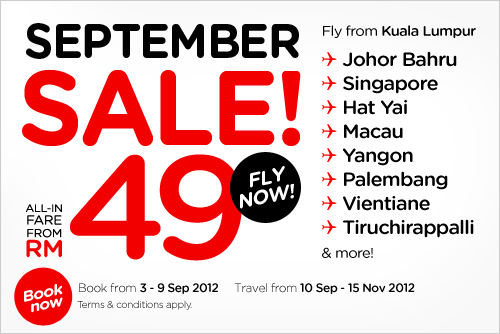 AirAsia Promotion - September Sale