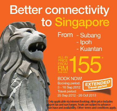 Firefly Promotion - Better connectivity to Singapore