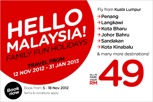 AirAsia Promotion - Hello Malaysia