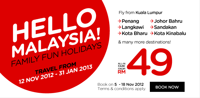 AirAsia Promotion - Hello Malaysia