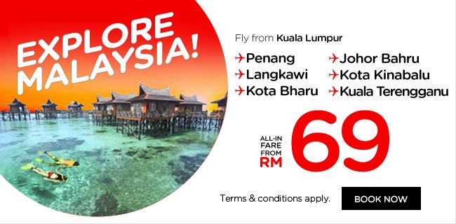 AirAsia Promotion - Explore Malaysia