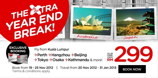AirAsia Promotion - The Extra Year End Break